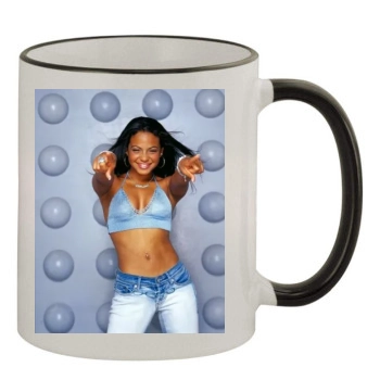 Christina Milian 11oz Colored Rim & Handle Mug