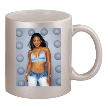 Christina Milian 11oz Metallic Silver Mug