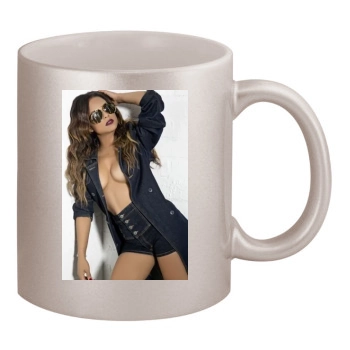 Christina Milian 11oz Metallic Silver Mug