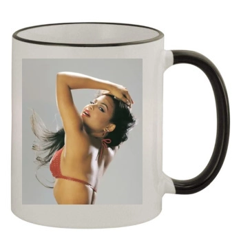 Christina Milian 11oz Colored Rim & Handle Mug