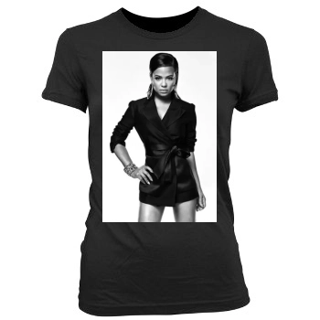 Christina Milian Women's Junior Cut Crewneck T-Shirt