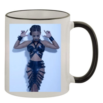 Christina Milian 11oz Colored Rim & Handle Mug