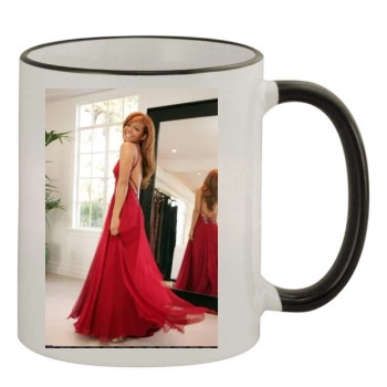 Christina Milian 11oz Colored Rim & Handle Mug