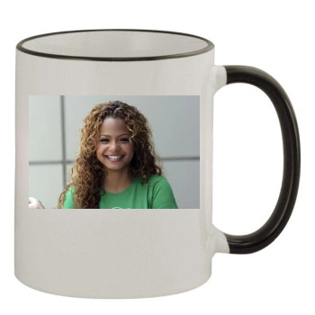 Christina Milian 11oz Colored Rim & Handle Mug