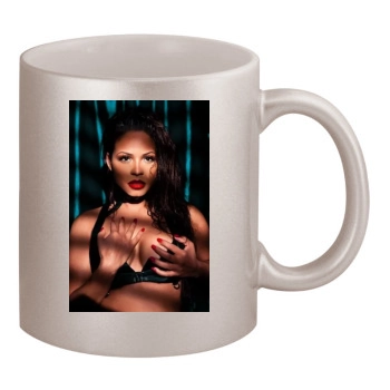 Christina Milian 11oz Metallic Silver Mug