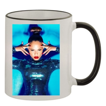 Christina Milian 11oz Colored Rim & Handle Mug