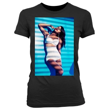 Christina Milian Women's Junior Cut Crewneck T-Shirt