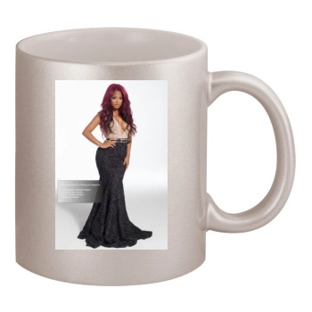 Christina Milian 11oz Metallic Silver Mug