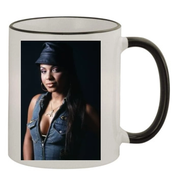 Christina Milian 11oz Colored Rim & Handle Mug