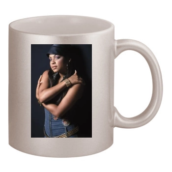 Christina Milian 11oz Metallic Silver Mug