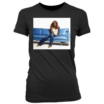 Christina Milian Women's Junior Cut Crewneck T-Shirt