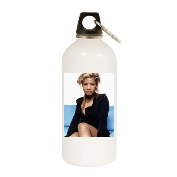 Christina Milian White Water Bottle With Carabiner