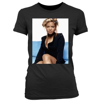 Christina Milian Women's Junior Cut Crewneck T-Shirt