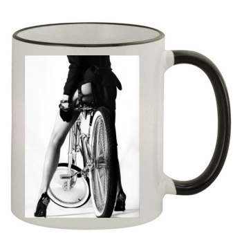 Victoria Beckham 11oz Colored Rim & Handle Mug