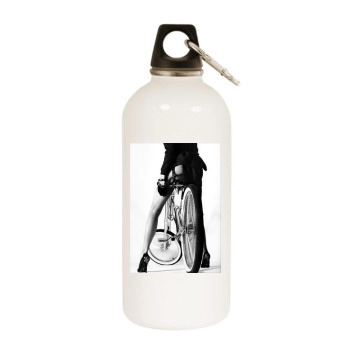 Victoria Beckham White Water Bottle With Carabiner