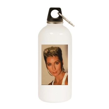 Cher White Water Bottle With Carabiner