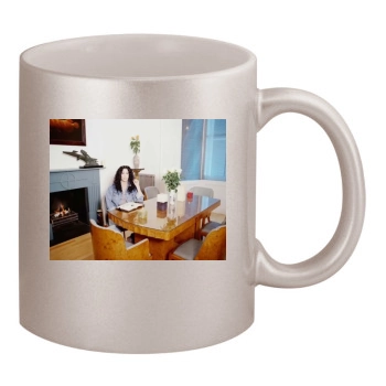 Cher 11oz Metallic Silver Mug