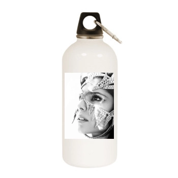 Cheryl Cole White Water Bottle With Carabiner