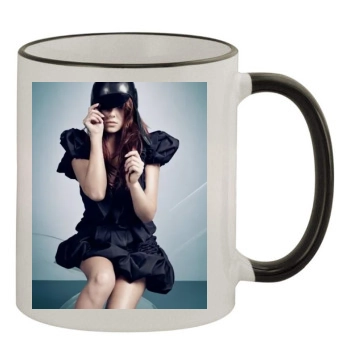 Cheryl Cole 11oz Colored Rim & Handle Mug