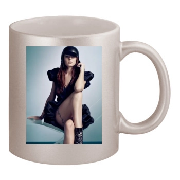 Cheryl Cole 11oz Metallic Silver Mug