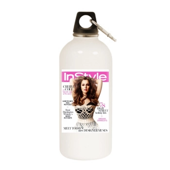 Cheryl Cole White Water Bottle With Carabiner