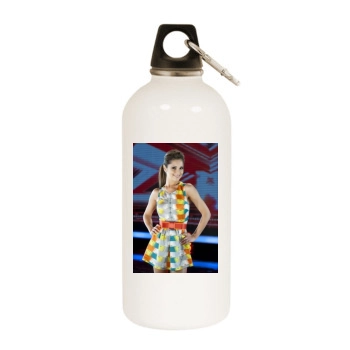 Cheryl Cole White Water Bottle With Carabiner