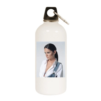 Cheryl Cole White Water Bottle With Carabiner