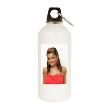 Cheryl Cole White Water Bottle With Carabiner