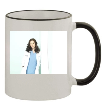 Chyler Leigh 11oz Colored Rim & Handle Mug