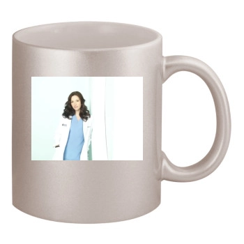 Chyler Leigh 11oz Metallic Silver Mug