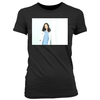 Chyler Leigh Women's Junior Cut Crewneck T-Shirt