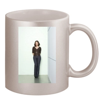 Chyler Leigh 11oz Metallic Silver Mug