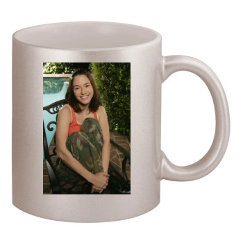 Chyler Leigh 11oz Metallic Silver Mug