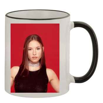 Chyler Leigh 11oz Colored Rim & Handle Mug