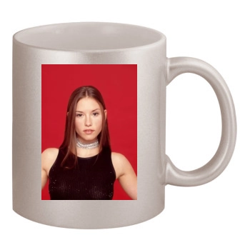 Chyler Leigh 11oz Metallic Silver Mug