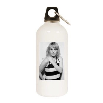 Duffy White Water Bottle With Carabiner