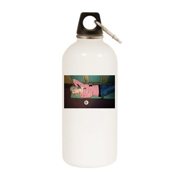 Duffy White Water Bottle With Carabiner