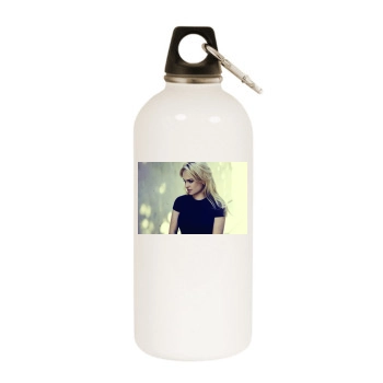 Duffy White Water Bottle With Carabiner