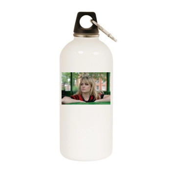 Duffy White Water Bottle With Carabiner