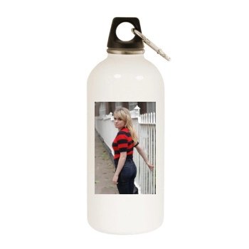 Duffy White Water Bottle With Carabiner