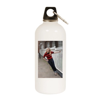 Duffy White Water Bottle With Carabiner