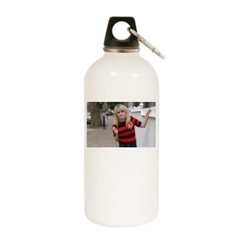 Duffy White Water Bottle With Carabiner