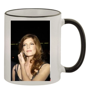 Rene Russo 11oz Colored Rim & Handle Mug