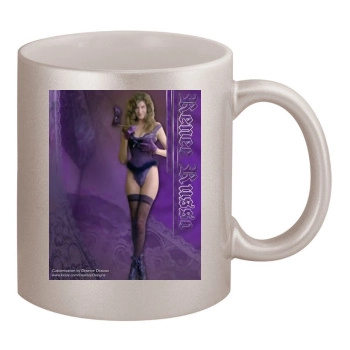 Rene Russo 11oz Metallic Silver Mug