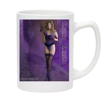 Rene Russo 14oz White Statesman Mug