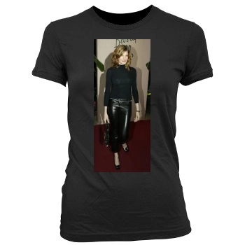 Rene Russo Women's Junior Cut Crewneck T-Shirt