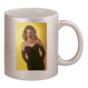 Eileen Davidson 11oz Metallic Silver Mug