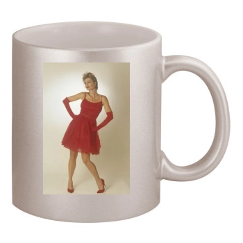 Eileen Davidson 11oz Metallic Silver Mug