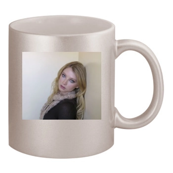 Elisabeth Harnois 11oz Metallic Silver Mug