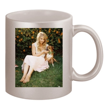 Elisabeth Harnois 11oz Metallic Silver Mug